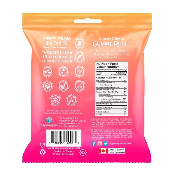 90g Bag - Gummy Worms