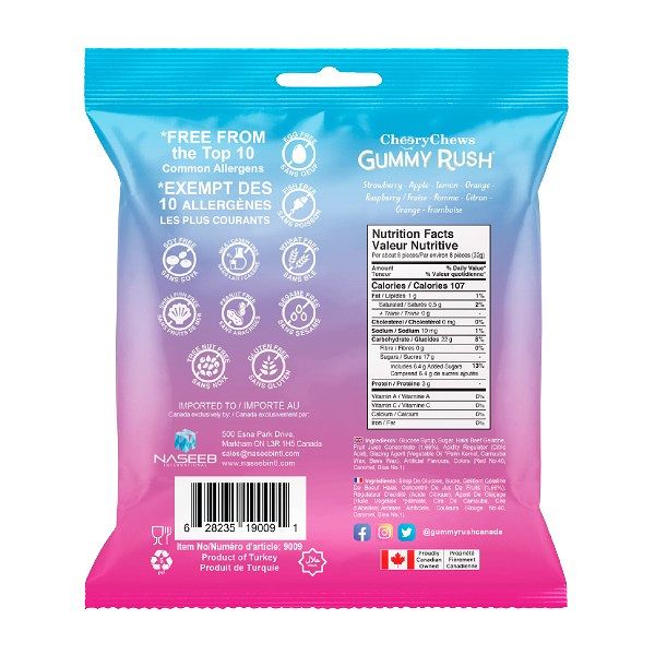 90g Bag - Neon Worms